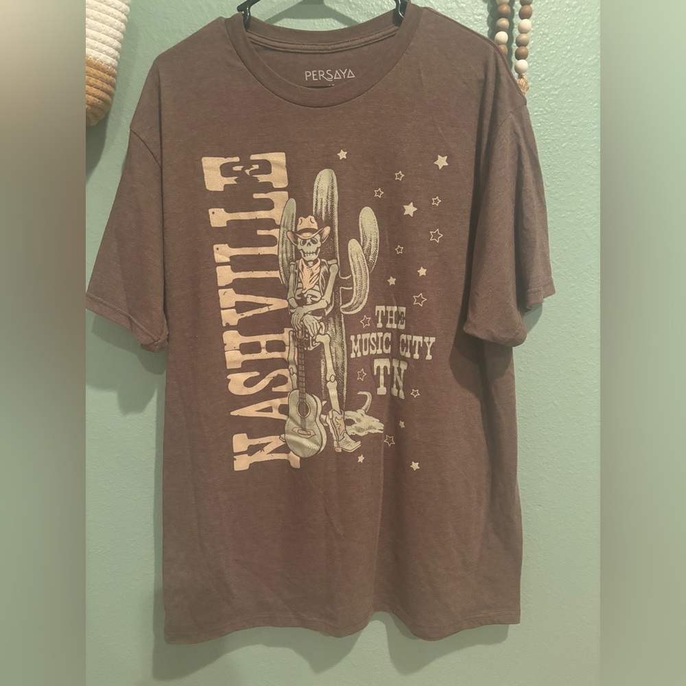 Persaya Brown Nashville Music City Tee